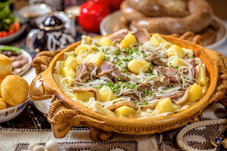 Traditional Kazakh dishes