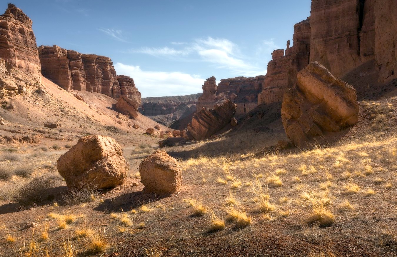 Valley of Castles in Charyn Canyon